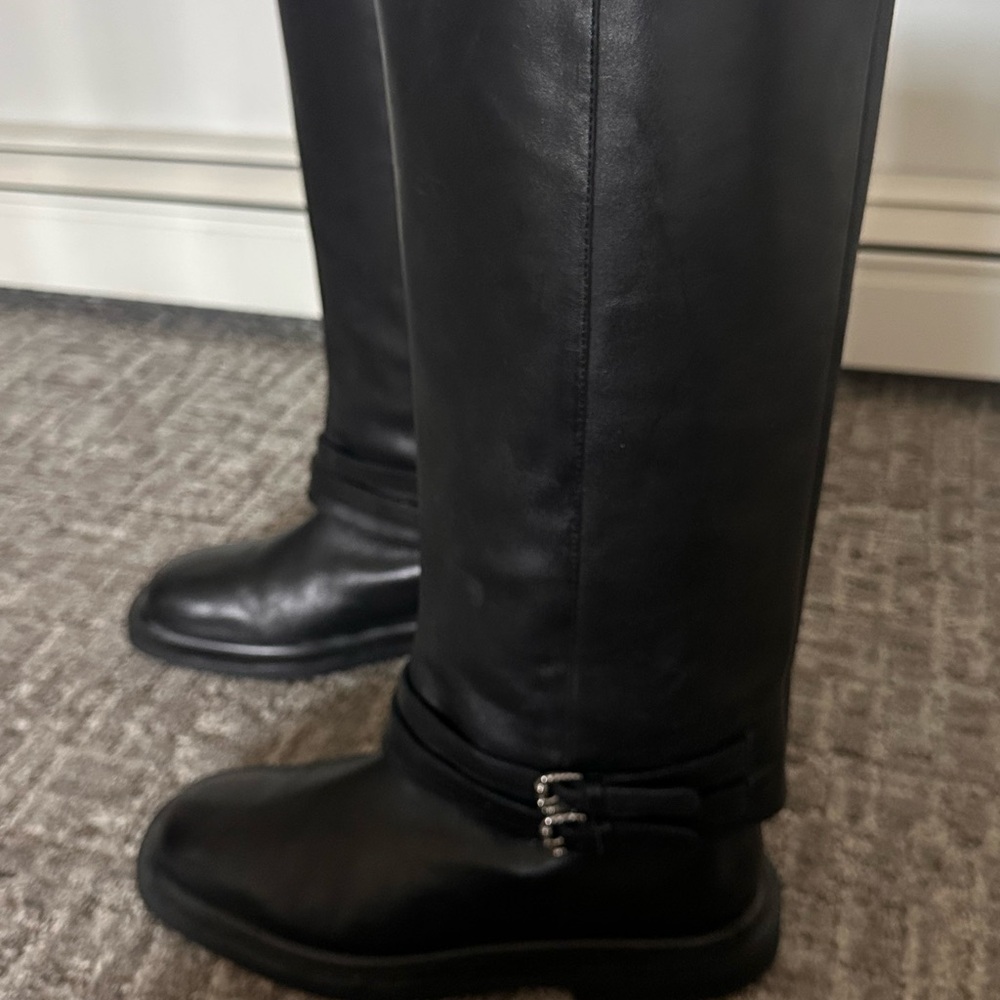 Free People Black Combat & Moto Boots - Picture 6 of 11